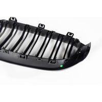 Pour BMW Série 3 GT F34 Gran Turismo 2012-2020 Grille de calandre avant à double lamelles en ABS noir brillant moulée par injection
