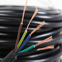 Cable de Cableado Doméstico de Bajo Voltaje de 2-5 Núcleos 300/500V - Cable Eléctrico Aislado con PVC para Construcción/Uso Doméstico, Tipo ZC-RVV