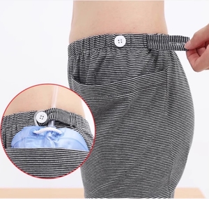 Bolsa de Orina Portátil de Algodón para Pacientes con Incontinencia, Pantalones con Bolsillos Dobles, Bolsas de Drenaje para Personas Mayores con Estoma, con Certificación CE - Product Image 2