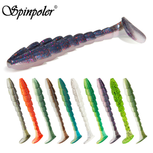 Leurre de pêche souple Spinpoler 7cm 9cm 11.5cm, type Stick Worm et Paddle Tail, en plastique, pour eau salée, pour la pêche au bar et <span class=keywords><strong>à</strong></span> la <span class=keywords><strong>truite</strong></span> - Product Image 1