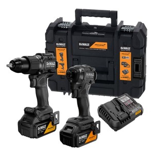 DeWalt Cordless Drill Driver Kit 20V Max Lithium Ion Battery <b>Power</b> <b>Tool</b> Set - Product Image 1