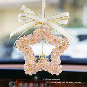 Crystal Car Pendant Cube Shape Fashion Trend Home <b>Decoration</b> BYD Applicable <b>Summer</b> Style - Product Image 2