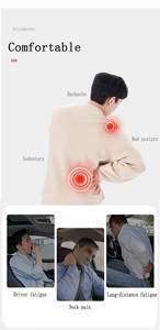 Anjuny, venta al por mayor, conjunto completo Universal de 7 asientos, cojín de asiento de espuma viscoelástica, fundas de asiento de coche para coxis, alivio del dolor de lujo - Product Image 3