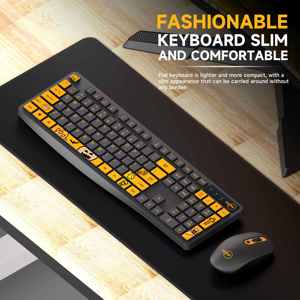 Tùy Chỉnh Hàn Quốc Azerty Nga Arabic Bố Trí Mỏng Không Dây <span class=keywords><strong>Bluetooth</strong></span> Bàn Phím Và Chuột Combo Set Cho Điện Thoại Máy Tính Xách Tay Ipad Macbook - Product Image 6