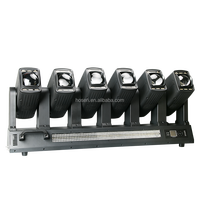 Профессиональный сценический световой прибор 3-в-1 (Beam, Wash, Strobe) 12x80W с 6 светодиодными головками, DMX512, высокой мощности, для клубов, свадеб, вечеринок и мероприятий