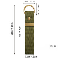Einfarbiges Handgelenk-Schlüsselband mit Goldmetallbeschlägen, Blanko-Stoff-Schlüsselband mit Individuellem Logo für Werbegeschenke
