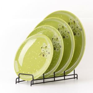 Assiette en porcelaine A5 Miamine verte, motif fleur de souci, pour la maison, en plastique, collection automne - Product Image 4