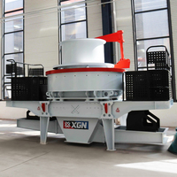 Concasseur à impact vertical VSI haute efficacité 150 TPH avec moteur AC et engrenage à longue durée de vie pour usine de production de sable