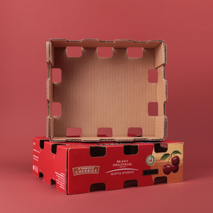 Caja <span class=keywords><strong>de</strong></span> Cartón Corrugado Impresa Personalizada <span class=keywords><strong>para</strong></span> Empaque <span class=keywords><strong>de</strong></span> Frutas, <span class=keywords><strong>Cajas</strong></span> <span class=keywords><strong>de</strong></span> Envío <span class=keywords><strong>para</strong></span> Cerezas Frescas, Kiwi, Arándanos y Maíz - Product Image 3