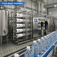 Système de purification d'eau par osmose inverse industrielle pour l'eau potable commerciale et le traitement des eaux de procédé