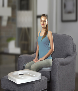 Premium Memory Foam Coccyx Cushion Seat with Ergonomic U Shape Design for Office Chair <b>Car</b> Seat Wheelchair Home and Travel Use - Product Image 3