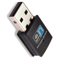 Grosir gratis Drive 300M USB adaptor WiFi nirkabel LAN kartu jaringan Adapter WiFi Dongle untuk Desktop Laptop Windows 10 8 7 XP