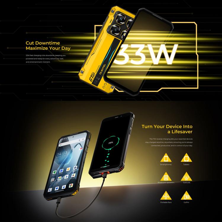 Oukitel WP60 Rugged Phone - 12GB+512GB Android 15 Powerhouse