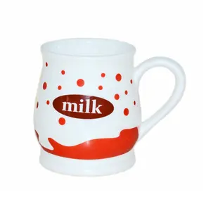 Керамическая кружка для молока в японском стиле с логотипом на заказ, большой живот, красная/зеленая/оранжевая/розовая, 330 мл, 11 унций