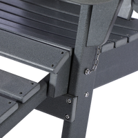 Chaise de salle à manger inclinable moderne en plastique pliable et respirante de bonne qualité pour jardin et terrasse extérieurs