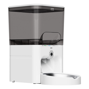 Distributore Automatico di Cibo per Animali Domestici 6L con Telecamera Regolabile, Giocattolo <span class=keywords><strong>Laser</strong></span>, Controllo WiFi tramite APP, Registrazione Vocale, Batteria di Backup, Display LCD in Plastica - Product Image 1