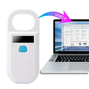 Escáner RFID de microchip para mascotas, lector de etiquetas de animales ABS, frecuencia constante, 134,2 Khz/<span class=keywords><strong>125Khz</strong></span>, distancia de lectura de 8 cm, Lector/escritor de 91mm - Product Image 5