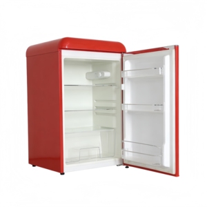 Réfrigérateur compact vintage 90L à faible bruit, porte simple, prix direct usine pour usage domestique ou hôtelier - Product Image 1