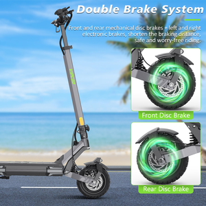 Trottinette Électrique VIPCOO VS6 PRO 52V 20.8Ah, Bimoteur 10 Pouces, Tout-Terrain pour Adultes - Product Image 6