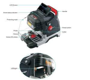 เครื่องตัดกุญแจอัตโนมัติ Xhorse Dolphin II XP005L XP-005L พร้อมหน้าจอสัมผัสปรับได้ Xhorse XP005L - Product Image 6