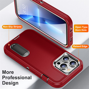 Nhiệm Vụ Nặng Nề Đứng Defender Armor Điện Thoại Trường Hợp Đối Với <span class=keywords><strong>iPhone</strong></span> 16 Chống Sốc Chủ <span class=keywords><strong>Rugged</strong></span> Trường Hợp Đối Với <span class=keywords><strong>iPhone</strong></span> 16 Pro Max Cover Quay Lại Trường Hợp - Product Image 5