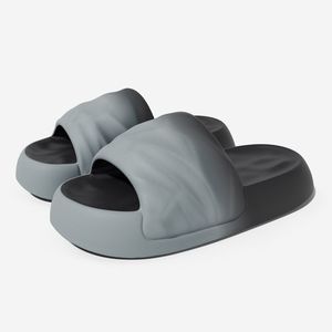 Sandalias de EVA con Punta Abierta, Rayas, Suela Delgada, Resistentes, Antideslizantes y Flexibles, a la Moda - Product Image 2