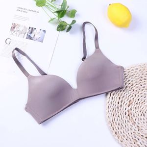 Reggiseno Senza Cuciture e Senza Ferretto per Donne, <span class=keywords><strong>Coppe</strong></span> 3/4 <span class=keywords><strong>Push</strong></span>-<span class=keywords><strong>up</strong></span>, Leggero e Confortevole, Intimo Quotidiano, Reggiseno Imbottito Sottile, Vendita all'Ingrosso - Product Image 5