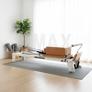 Tmax Vente directe d'usine Utilisation commerciale Couleur blanche Appareil de <span class=keywords><strong>Pilates</strong></span> Reformer en aluminium pour studio et salle de sport - Product Image 2