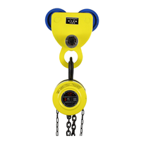 Logo personnalisé toutes sortes de modèles manuel Push I h Beam Chain Geared Lift Cart Monorail Gear Trolley
