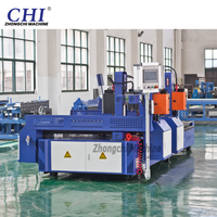 Machine de soudage de brides en fer cornière entièrement CNC, moteur 3000W, épaisseur de tôle 3-4mm, machine automatique à quatre pistolets pour la fabrication de conduits d'air