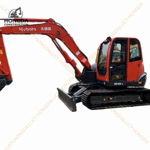 ใช้แล้วรถขุด KX185-3 Kubota กับเครื่องยนต์ EPA ดีเซล8.5ตันน้ำหนักปฏิบัติการสำหรับใช้ในการก่อสร้างและฟาร์ม - Product Image 1
