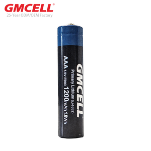 Batterie GMCELL AAA FR03 FR10450 1.5V Li-FeS2 1200mAh 1.8Wh Batterie au lithium - Product Image 6