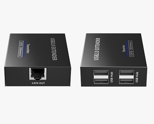 Extensor USB 2.0 CAT7 de 150M y 4 Puertos a 480Mbps con Soporte <span class=keywords><strong>para</strong></span> Switch Gigabit <span class=keywords><strong>para</strong></span> Cámara Industrial, <span class=keywords><strong>Pantalla</strong></span> Táctil y Control a Larga Distancia - Product Image 1