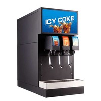 Distributeur de boissons gazeuses entièrement automatique, à préparation fraîche, modèle KLJ-30, puissance 2000W ; pour sirops de jus Sprite Fanta