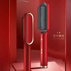 Prix d'usine, <span class=keywords><strong>plancha</strong></span> électrique pour cheveux 2 en 1, brosse à peigne, lisseur de cheveux, fabricant - Product Image 6