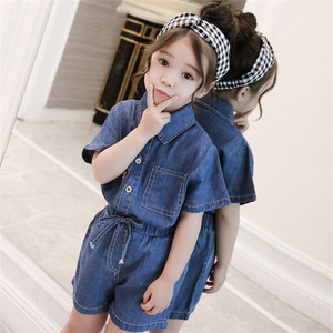 Conjunto de Pantalones Cortos de Mezclilla al por Mayor, 2 Piezas, con Tela de Mezclilla, Compra en Línea desde India - Product Image 2