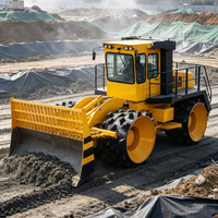 Compacteur de déchets lourd de 23 tonnes à vendre directement de l'usine pour l'exportation