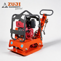 Nouvelle Plaque Compacteuse Vibrante ZUJI PC150 à Moteur Essence pour Asphalte, Certifiée CE, Haute Efficacité, 6.6HP, pour Travaux de Terrassement