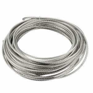 <span class=keywords><strong>Cable</strong></span> <span class=keywords><strong>de</strong></span> cuerda <span class=keywords><strong>de</strong></span> alambre <span class=keywords><strong>de</strong></span> acero inoxidable, 3mm x 12m, 11 <span class=keywords><strong>calibres</strong></span>, 304, polea <span class=keywords><strong>de</strong></span> amoladora - Product Image 1