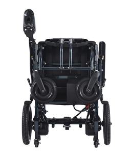 Silla de Ruedas Eléctrica Negra de Calidad con Marco de Aleación de Aluminio y Batería Integrada, Garantía de 2 Años en Japón, Clase II - Product Image 1