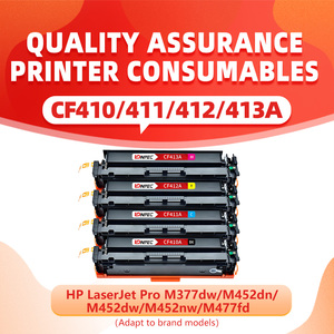 Cartouche de <span class=keywords><strong>toner</strong></span> couleur compatible <span class=keywords><strong>410A</strong></span> CF410A Bk/CF411A C/CF412A Y/CF413A M pour <span class=keywords><strong>HP</strong></span> PRO M452/477fdn - Product Image 2