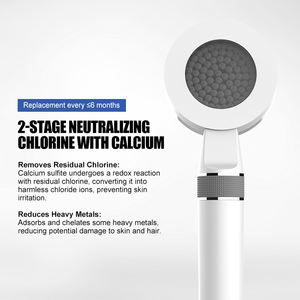 OEM/ODM <span class=keywords><strong>filtre</strong></span> de douche KDF-55 <span class=keywords><strong>charbon</strong></span> <span class=keywords><strong>actif</strong></span> élimine 99% chlore métaux lourds adoucit l'<span class=keywords><strong>eau</strong></span> pour la peau cheveux universel extérieur - Product Image 3