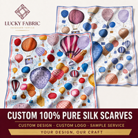Écharpe carrée personnalisée 100 % soie de mûrier 90x90cm, sergé, imprimée numériquement, ourlet roulé à la main, motif floral, pour femme, design personnalisé