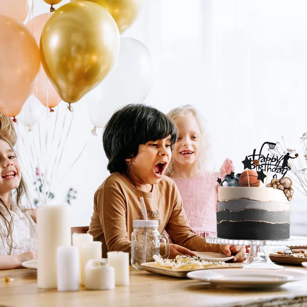 Bannière d'anniversaire de basket-ball pour fille - Déco de fête sportive personnalisée rose, thème de fête de basket-ball, décorations Bannière d'anniversaire de basket-ball pour fille - Déco de fête sportive personnalisée rose, thème de fête de basket-ball, décorations
