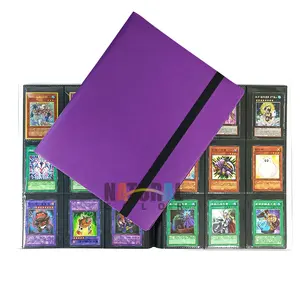 Customized Personalized Poker Page Protector Photo Collect Protective PU Trading Card Binder