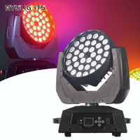 Projecteur LED mobile 36x18 RGBWA UV 6-en-1 avec zoom pour discothèques et soirées – Meilleures ventes
