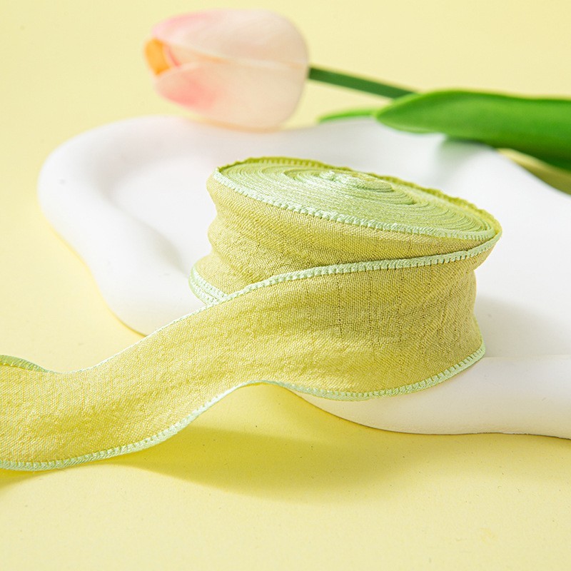 Vert Matcha-2,5 cm, 10 mètres par rouleau
