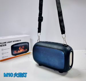 NEW M10 Flame Lamps at Low Prices Wireless Outdoor Audio Portable Mini Subwoofer Promotion Gift Bt Portable Outdoor <b>Speaker</b> - Product Image 6
