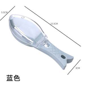 Cepillo para Pescado, Raspador de Escamas, Cuchillo para Pescado de Desmontaje Rápido, Limpiador y Pelador de Piel, Raspador y Descamador - Product Image 4