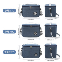Voor ijszakken Opvouwbaar Duurzaam Verdikt Geïsoleerd Oxford-materiaal Picknick Lunch Tote Bag Werk Lunch Conservering Premium tas